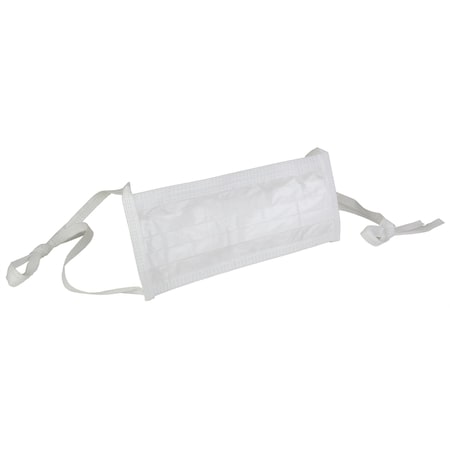 Disposable Respirator, Flat-Fold, Adjustable, Metal Nose Clip, Universal, 20 PK