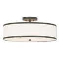 Park Ridge 3 Light Bronze Ceiling Mount