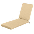 Montlake Quilted Patio Cushion, Chamomile, 72"x21"x3"