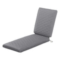 Montlake Quilted Patio Cushion, Grey, 72"x21"x3"
