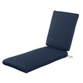 Montlake Quilted Patio Cushion, Navy, 72"x21"x3"