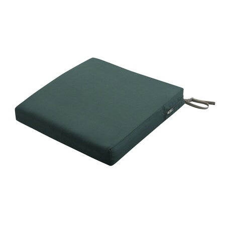 Ravenna Seat Cushion, Mallard Green, 19"x19"x3"