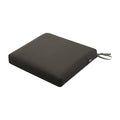 Ravenna Seat Cushion, Espresso, 21"x19"x3"