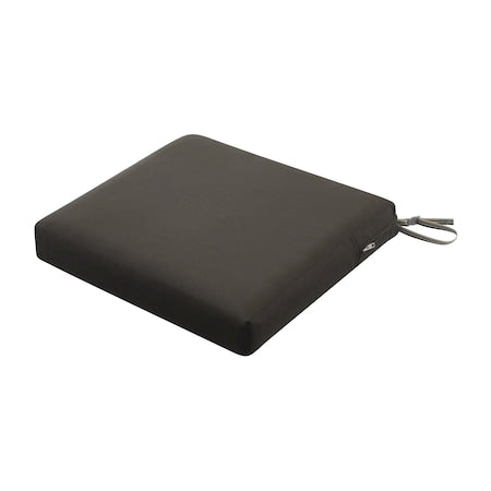 Ravenna Seat Cushion, Espresso, 21"x19"x3"