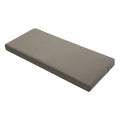 Ravenna Bench Cushion, Dark Taupe, 42"x18"x3"