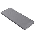 Montlake Quilted Patio Cushion, Grey, 48"x18"x3"