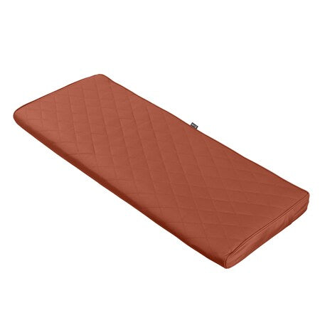 Montlake Quilted Patio Cushion, Spice, 48"x18"x3"