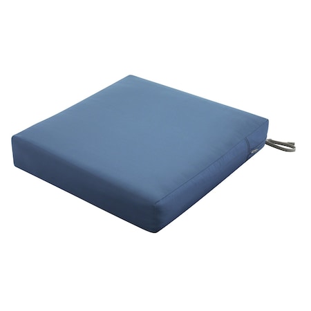 Ravenna Seat Cushion, Empire Blue, 25"x25"x5"