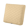 Montlake Quilted Patio Cushion, Chamomile, 21"x20"x4"