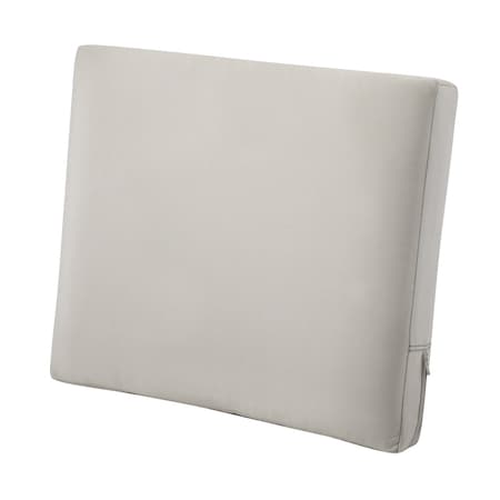 Ravenna Back Cushion, Muchroom, 21"x20"x4"