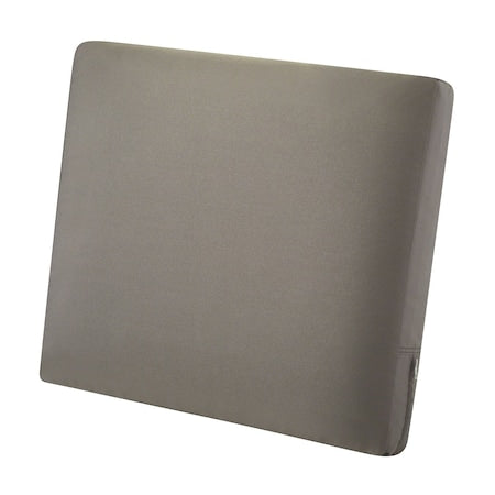 Ravenna Back Cushion, Dark Taupe, 21"x20"x4"