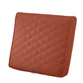 Montlake Quilted Patio Cushion, Spice, 25"x22"x4"