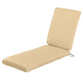Montlake Quilted Patio Cushion, Camomile, 80"x26"x3"