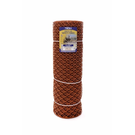 Sentry HD 4FT X 100FT Orange Fence, Mesh Size 2.36"X2.36"