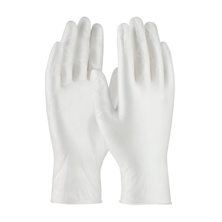 Ambi-dex 64-V3000, Disposable Gloves, 3 mil Palm, Vinyl, Powder-Free, XS, 100 PK, Transluscent White