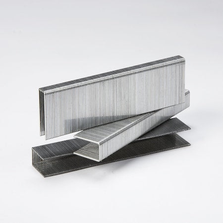 Staples, 16 ga, Wide Crown, 1-3/4 in Leg L, Steel, 9000 PK
