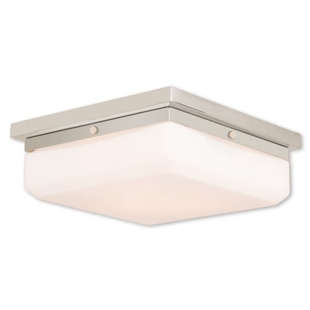 Allure 3 Light Polished Nickel ADA Wall Sconce/Ceiling Mount