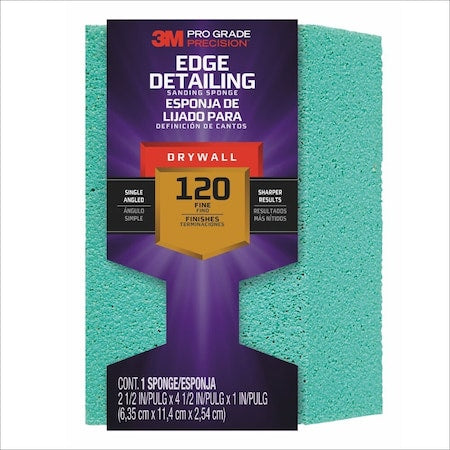 Sanding Sponge,Fine,4 1/2""L,2 1/2""W
