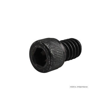 1/4"-20 Socket Head Cap Screw, Zinc Plated Steel, 3/8 in Length