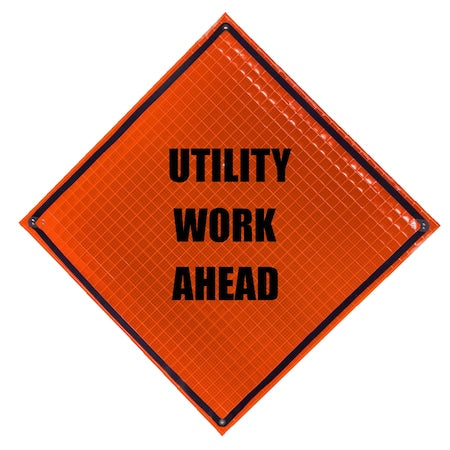Super Bright Roll Up Sign, 36"x36", UWA