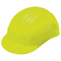 Vented Bump Cap, Front Brim, 4-Point Pinlock Suspension, Fits Hat Size 6 1/2 to 7 3/4, Hi-Viz Yellow