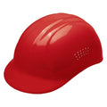 Bump Cap, Front Brim, Polyethylene, Pinlock Suspension, Red, Fits Hat Size 6-1/2 to 7-3/4