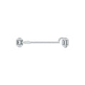 Cabin Hooks, British Style, 6"" Bright Chrome