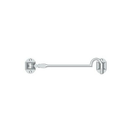 Cabin Hooks, British Style, 6"" Bright Chrome