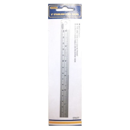6"/150cm Stainless Steel Ruler