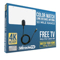Color Match Indoor HDTV Antenna w/ 50 Mi
