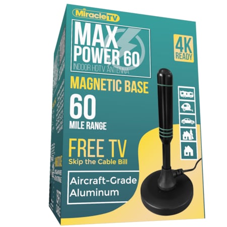 HDTV Antenna, 60 Watt, Weatherproof Omni