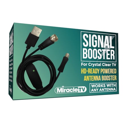HDTV Antenna Signal Booster, Hi-Power Si