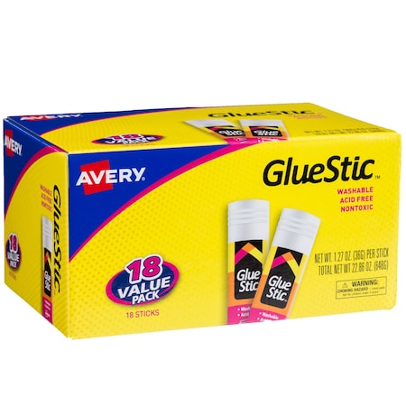 Construction Adhesive, White, 1.27 oz, 18 PK