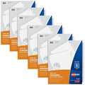 Big Tab Extra-Wide Insertable Clear,PK6