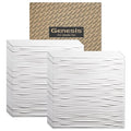 Drifts Ceiling Tile, 24 in W x 24 in L, 12 PK