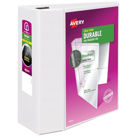 Durable View 3 Ring Binder, 5" EZD Ring