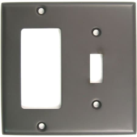 Double Rocker/Switch, Number of Gangs: 2 Oil Rubbed Bronze Finish