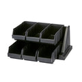 Condiment Organizer, 9 1/4 in H, Black