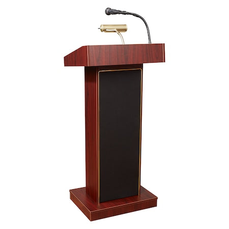 Sound Lectern, 46 in H, Mahogany