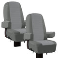 OverDrive Tan RV Captain-Style Seat Cover 2 Pack O, 14"x6"