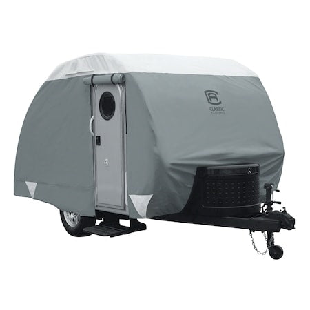 OverDrive PolyPRO 3 Grey Teardrop Trailer Cover, 12 ft - 15 ft L