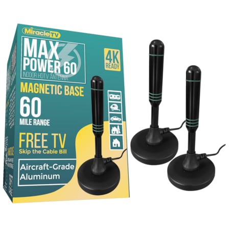 HDTV Antenna, 60 Watt, Weatherproof, PK 2