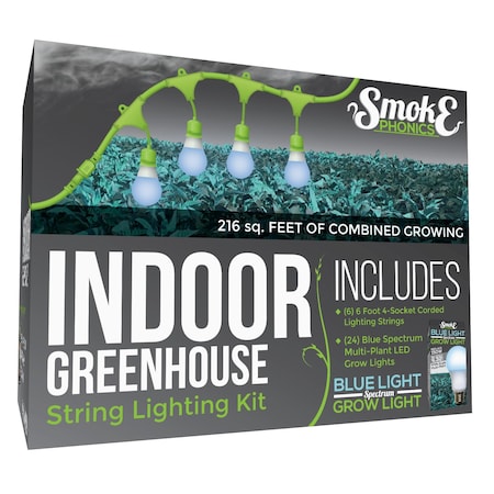 SmokePhonics 4-Socket Corded LED Gr, PK6