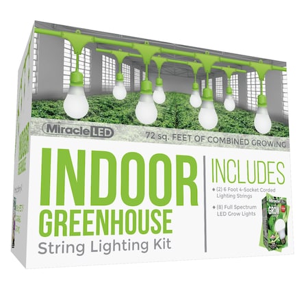 Ultra Grow 4-Socket Corded LED Grow, PK2