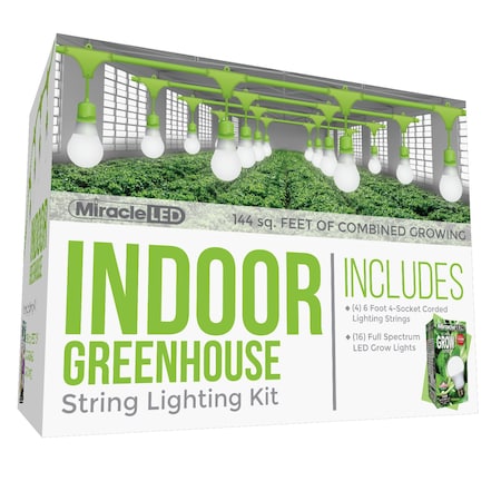 Ultra Grow 4-Socket Corded LED Grow, PK4