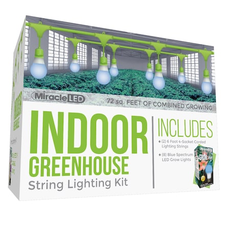 Ultra Grow 4-Socket Corded LED Grow, PK2