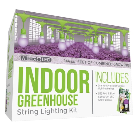 Ultra Grow 4-Socket Corded LED Grow Ligh