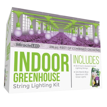 Ultra Grow 4-Socket Corded LED Grow, PK2
