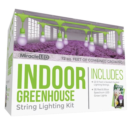 Ultra Grow 4-Socket Corded LED Grow, PK6