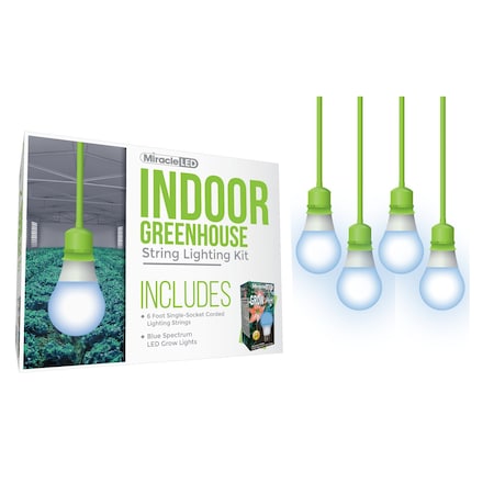 Ultra Grow Single-Socket Corded LED, PK4